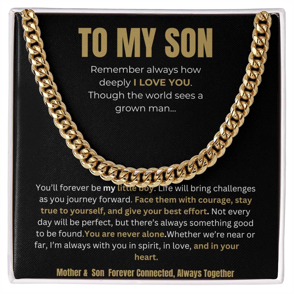 Cuban Link Chain for Son ~B/MC