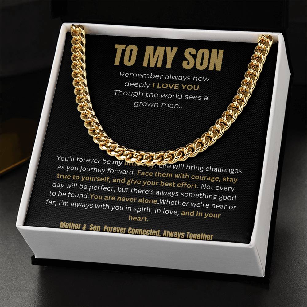 Cuban Link Chain for Son ~B/MC