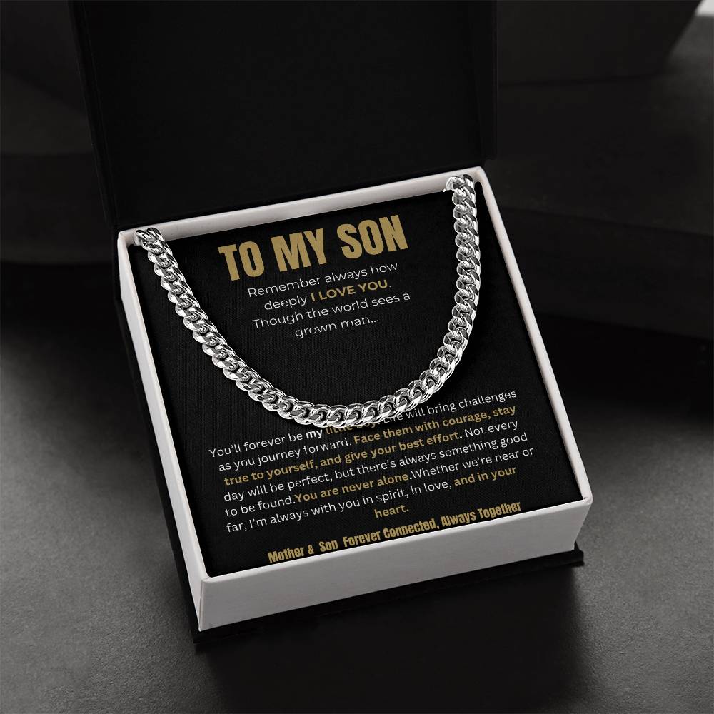 Cuban Link Chain for Son ~B/MC