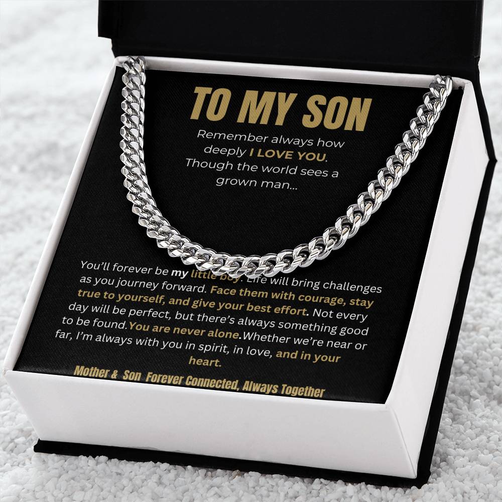 Cuban Link Chain for Son ~B/MC