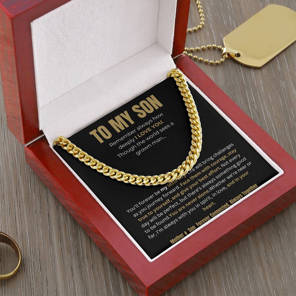 Cuban Link Chain for Son ~B/MC