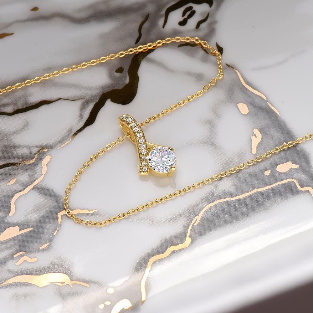 Aunt & Niece | Alluring Beauty Ribbon Necklace | Gift for Niece from Aunt