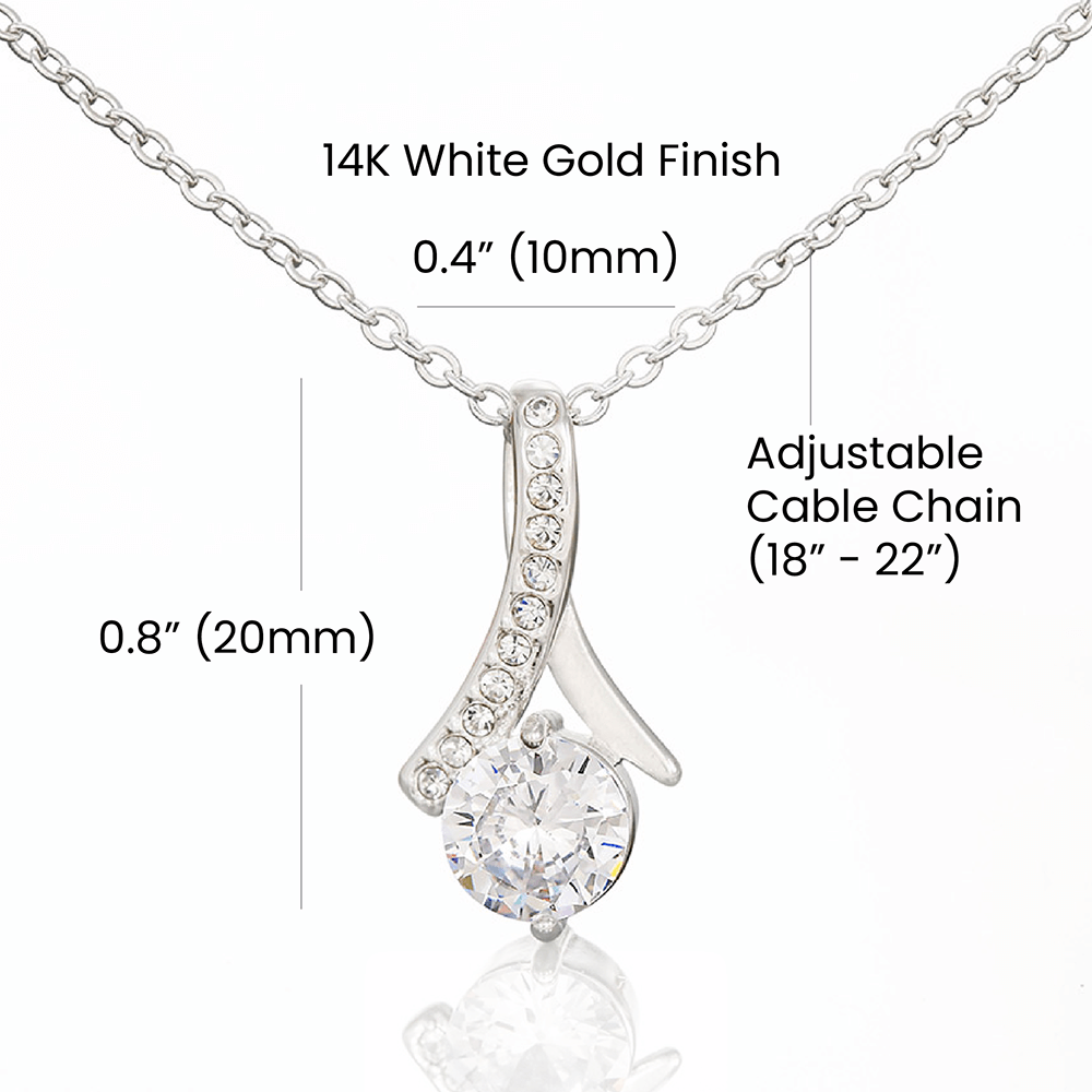 Aunt & Niece | Alluring Beauty Ribbon Necklace | Gift for Niece from Aunt