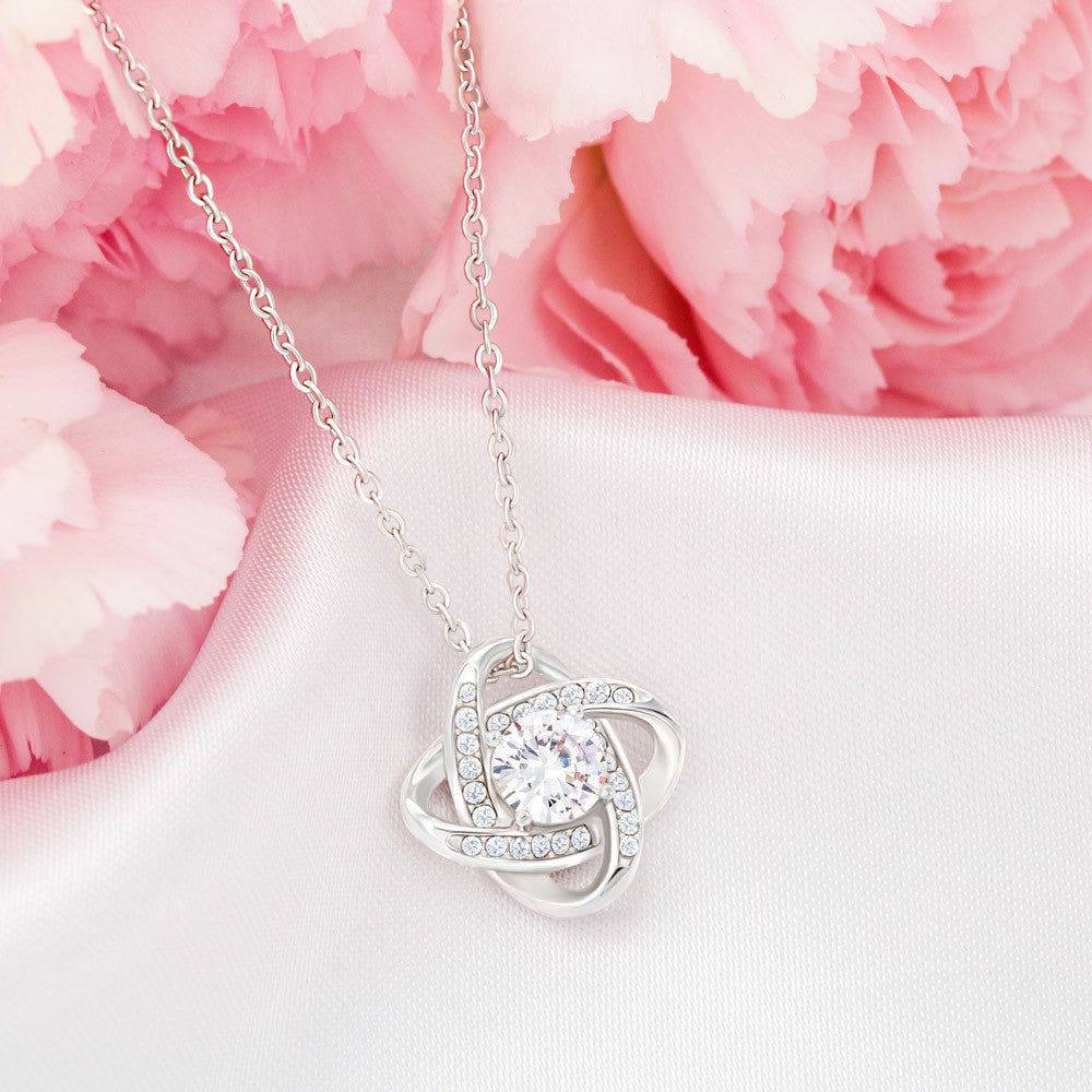 The Knot of Friendship – Elegant Love Knot Necklace for Her