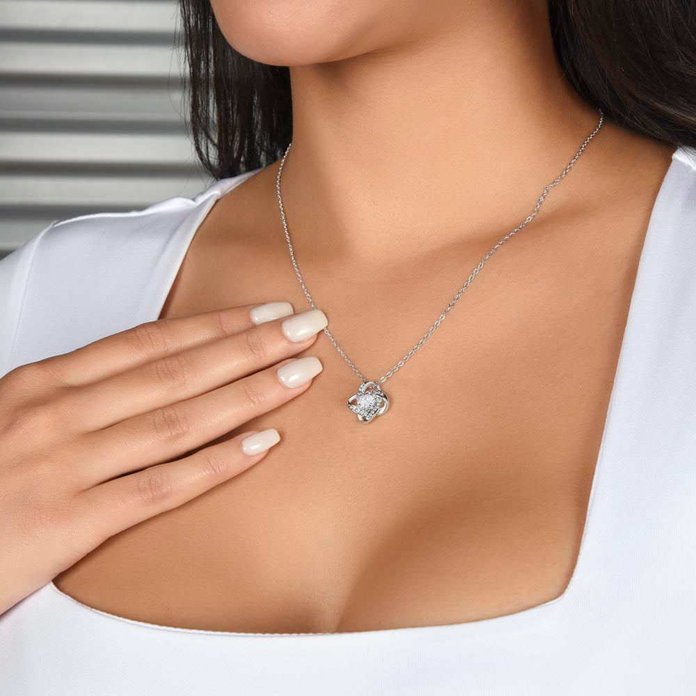 To My Dear Godmother | Love Knot Necklace | Meaningful Gift for Godmother