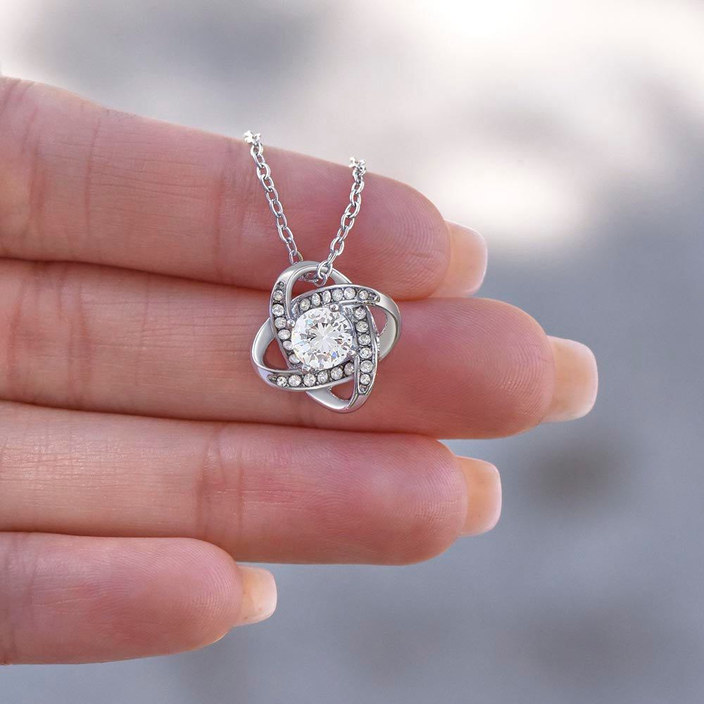 The Knot of Friendship – Elegant Love Knot Necklace for Her