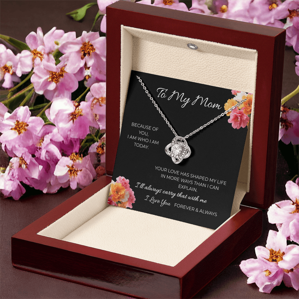 To My Mom | Love Knot Necklace | A Bond That Never Breaks