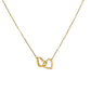 Interlocking Heart Necklace for Sisters - Symbol of Bonding