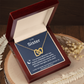 Interlocking Heart Necklace for Sisters - Symbol of Bonding
