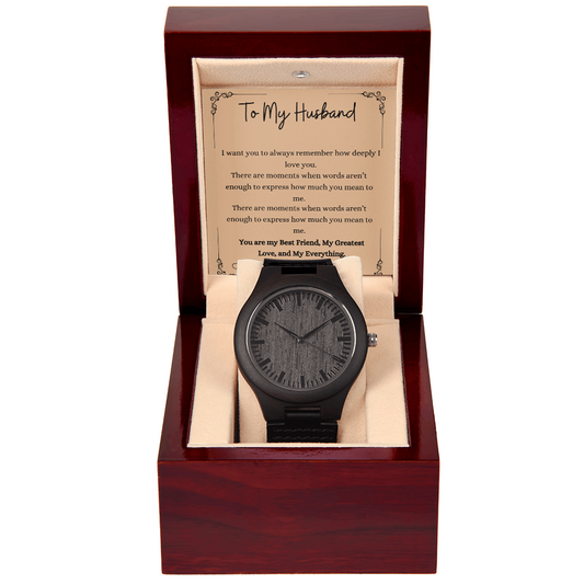 Wooden Watch for Husband - Symbol of Eternal Love