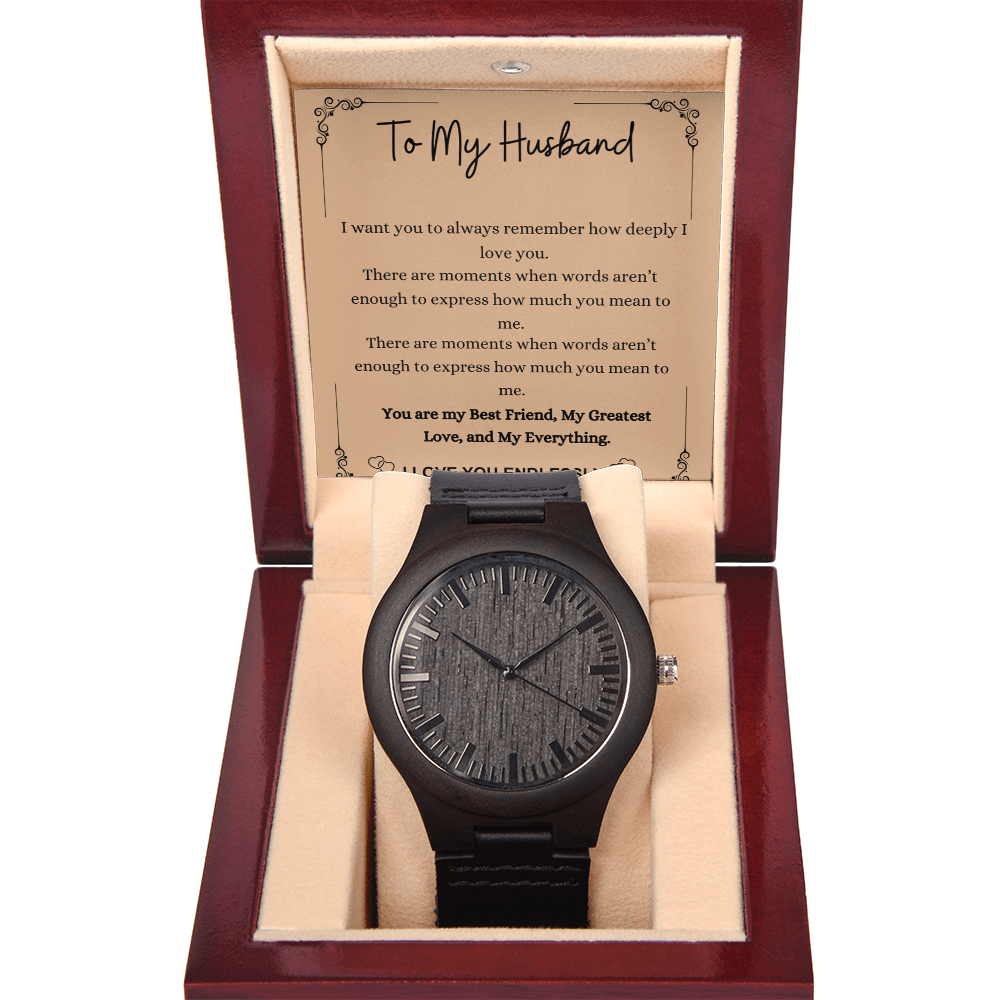 Wooden Watch for Husband - Symbol of Eternal Love