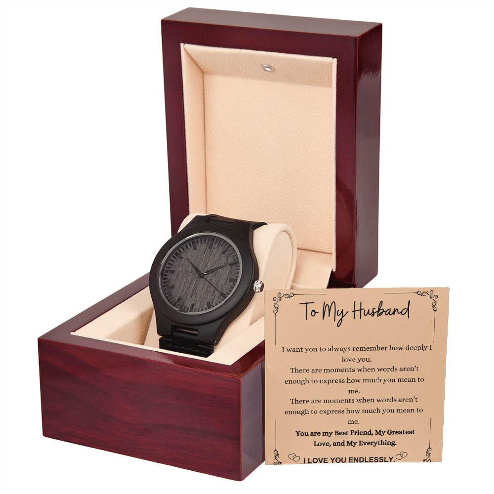 Wooden Watch for Husband - Symbol of Eternal Love