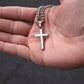 Cuban Chain & Cross Necklace :Son Gift