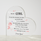 Heartfelt Acrylic Heart Plaque - Personalized Gift