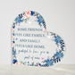 Embrace the Bond of Friendship - Heartfelt Acrylic Plaque
