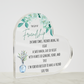 Friendship Acrylic Heart Plaque