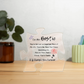 Bestie Acrylic Puzzle Plaque ~ Fun  Gift