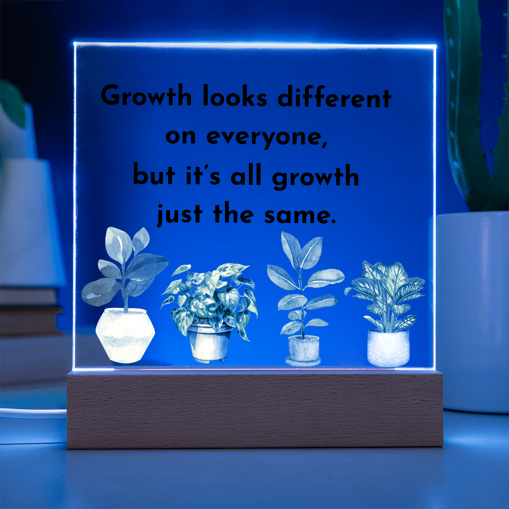 Inspirational Acrylic Display – Self Growth and Encouragement Gift