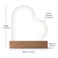 To My King /Acrylic Heart Plaque Gift