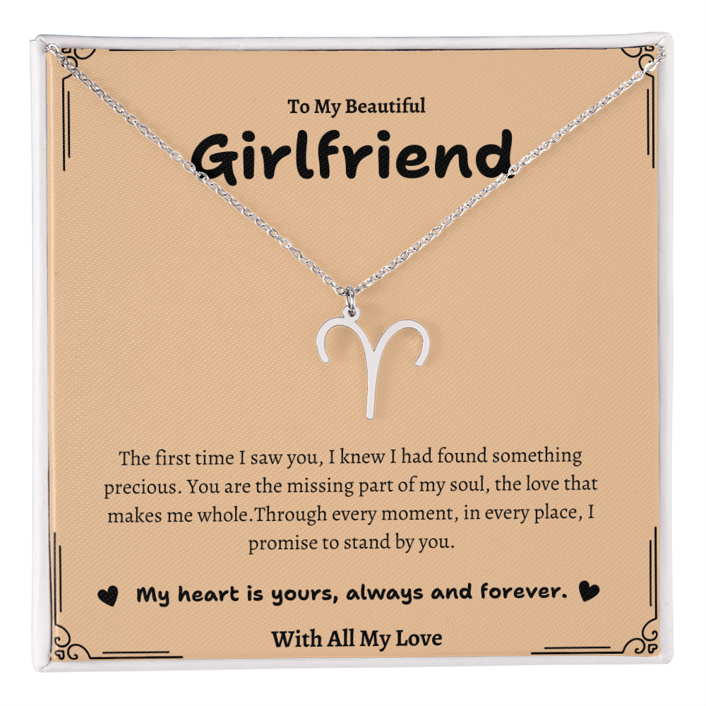 Zodiac Symbol Necklace for Girlfriend