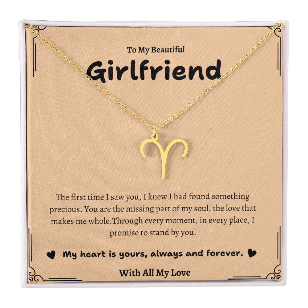 Zodiac Symbol Necklace for Girlfriend