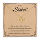 Zodiac Name Necklace for Sisters - Personalized Gift Idea -