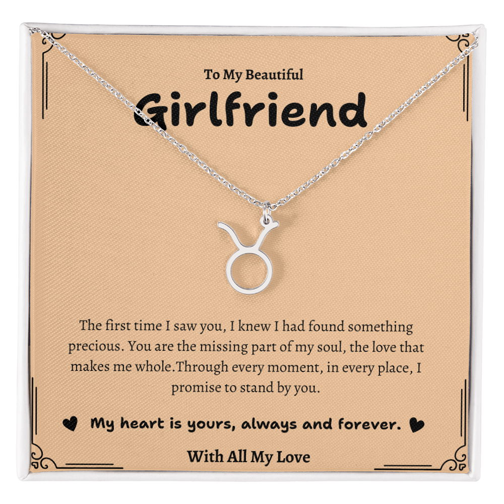 Zodiac Symbol Necklace for Girlfriend