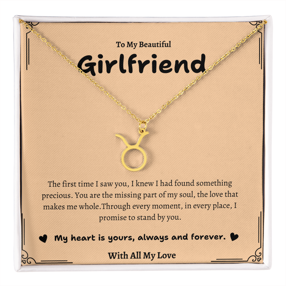 Zodiac Symbol Necklace for Girlfriend