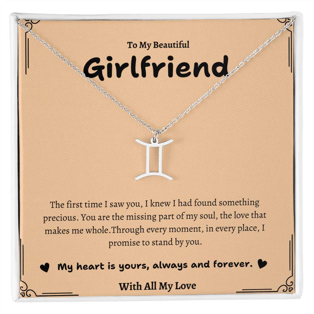 Zodiac Symbol Necklace for Girlfriend