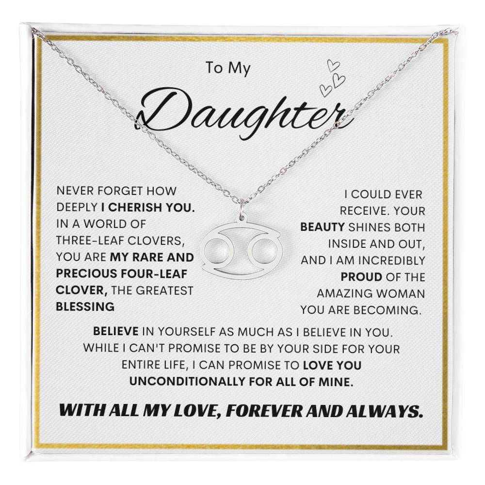 Zodiac Symbol Necklace for Daughters - Personalized Astrology Gift