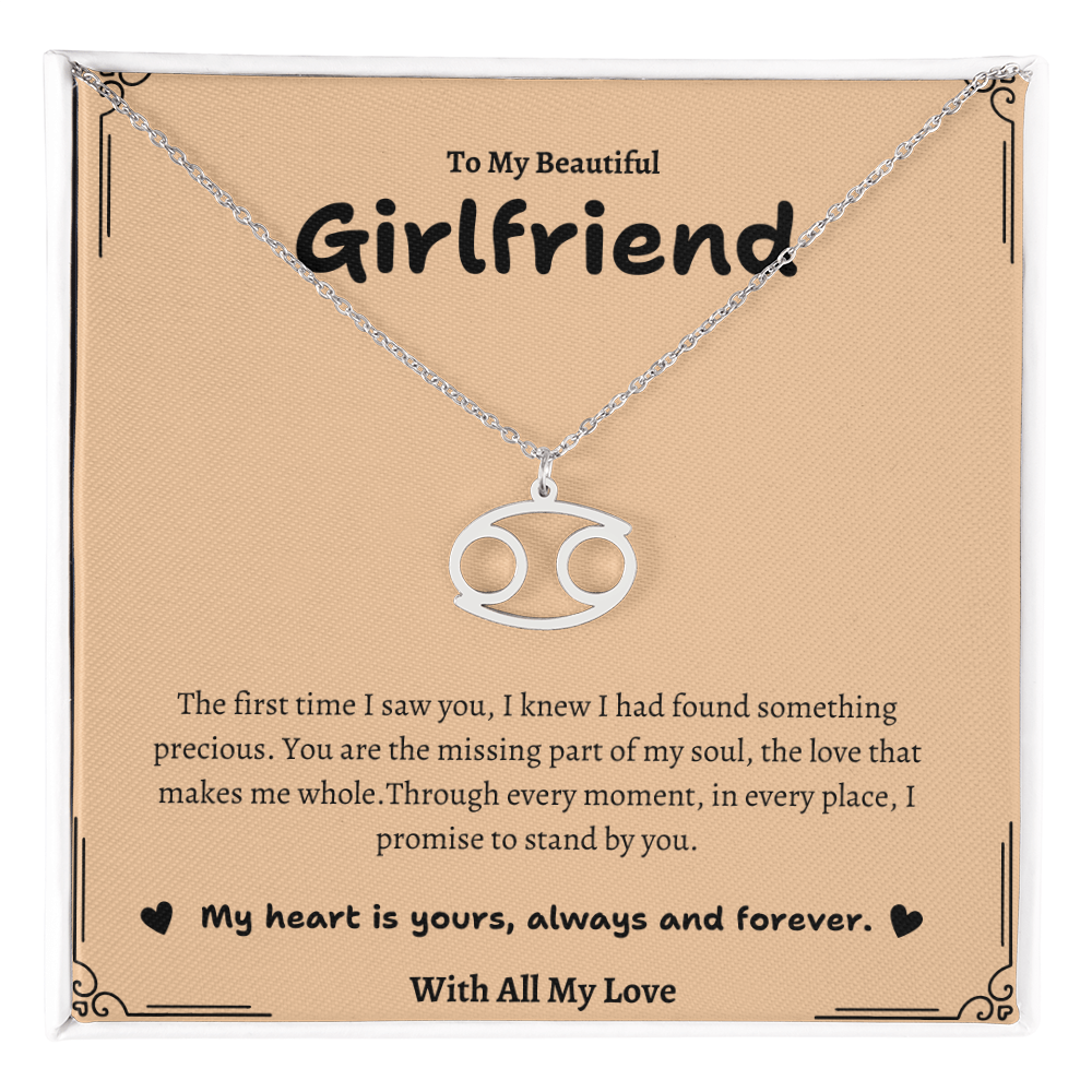 Zodiac Symbol Necklace for Girlfriend