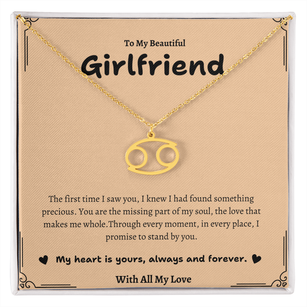 Zodiac Symbol Necklace for Girlfriend