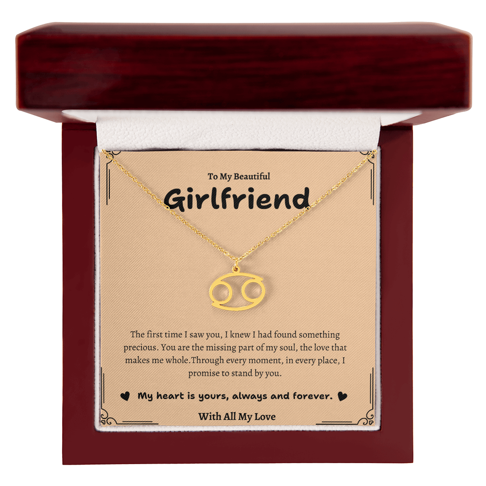 Zodiac Symbol Necklace for Girlfriend