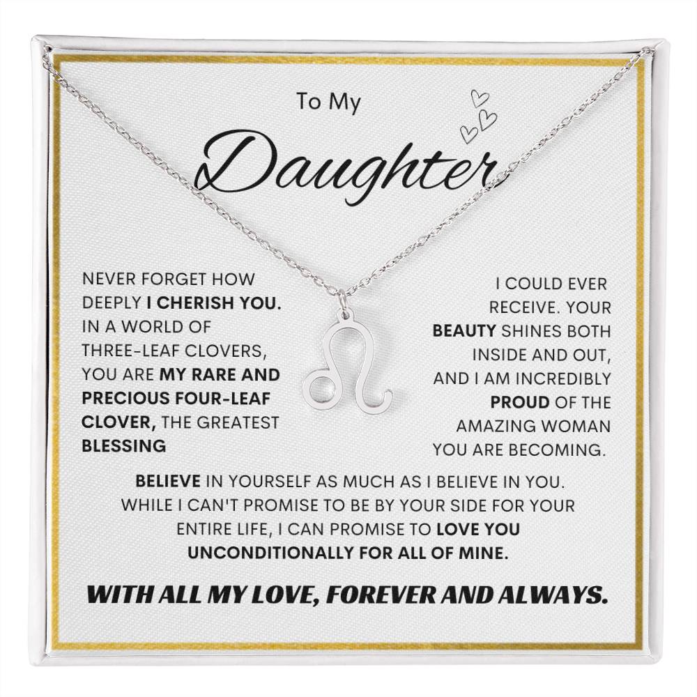 Zodiac Symbol Necklace for Daughters - Personalized Astrology Gift