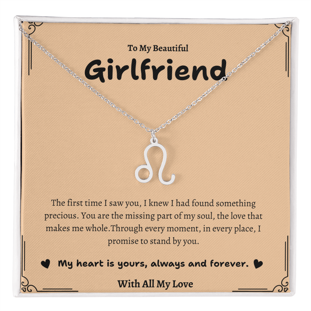 Zodiac Symbol Necklace for Girlfriend