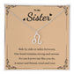 Zodiac Name Necklace for Sisters - Personalized Gift Idea -