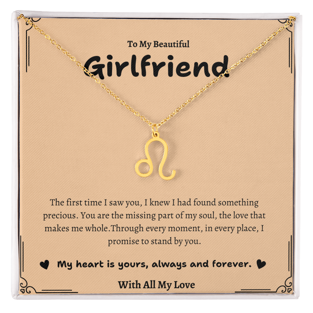 Zodiac Symbol Necklace for Girlfriend