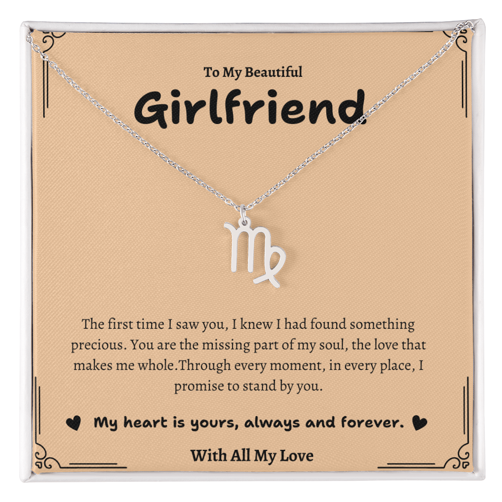 Zodiac Symbol Necklace for Girlfriend