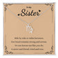 Zodiac Name Necklace for Sisters - Personalized Gift Idea -