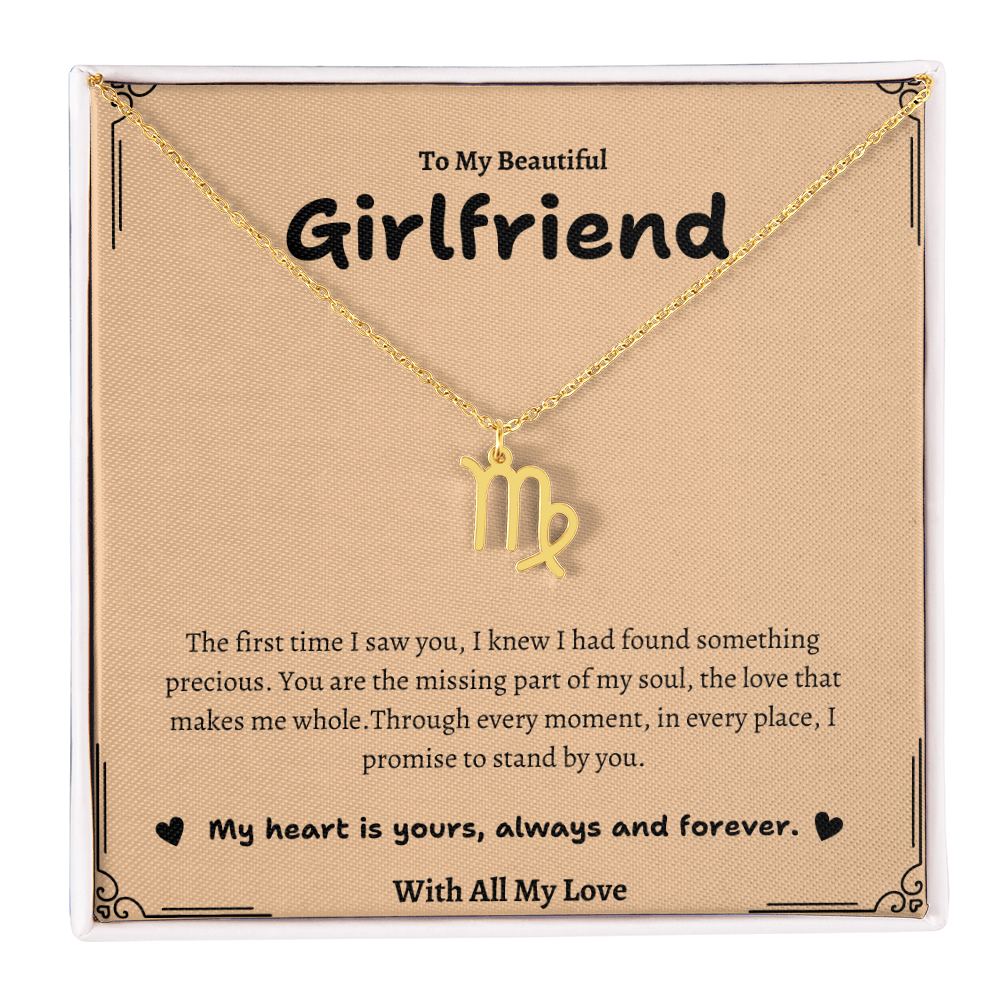 Zodiac Symbol Necklace for Girlfriend