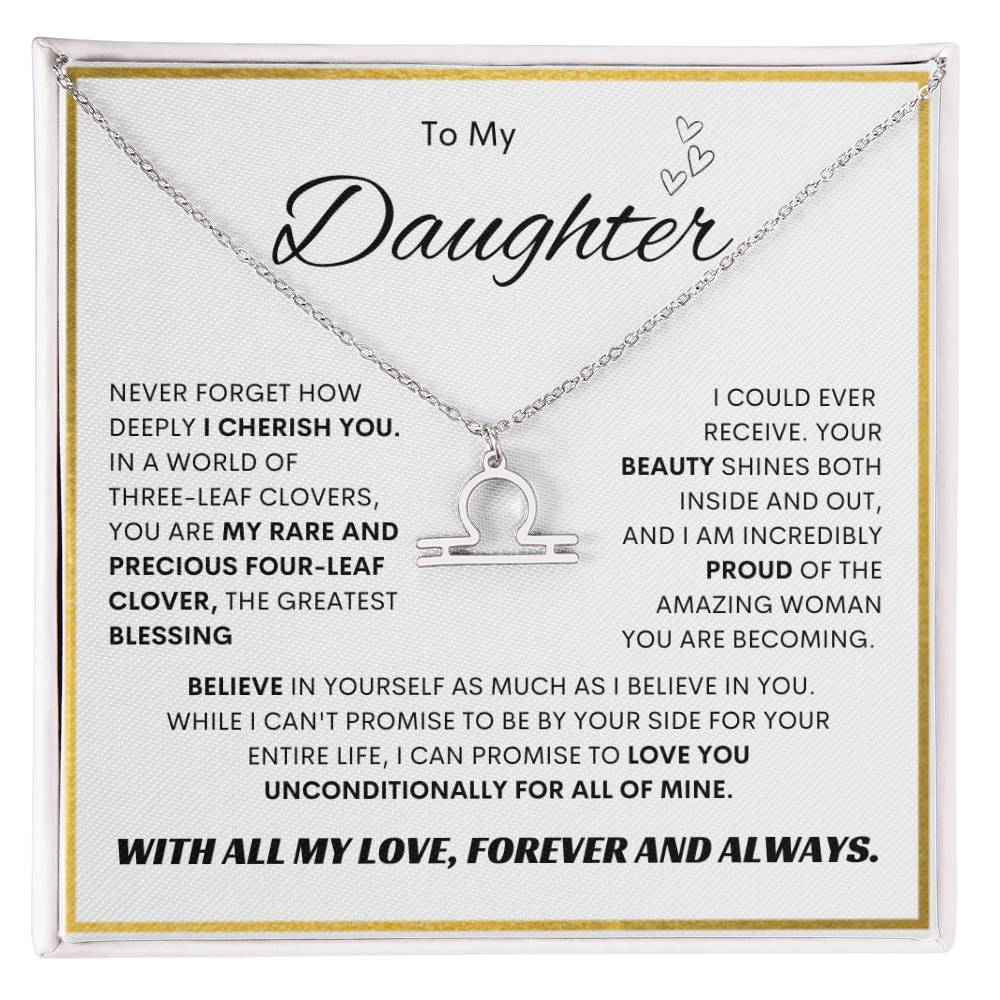 Zodiac Symbol Necklace for Daughters - Personalized Astrology Gift