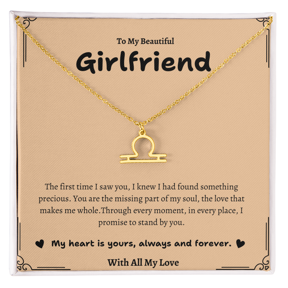 Zodiac Symbol Necklace for Girlfriend