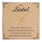 Zodiac Name Necklace for Sisters - Personalized Gift Idea -