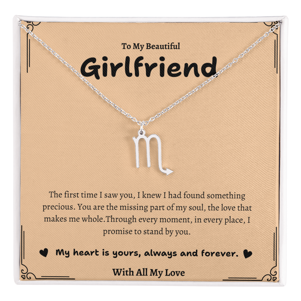 Zodiac Symbol Necklace for Girlfriend