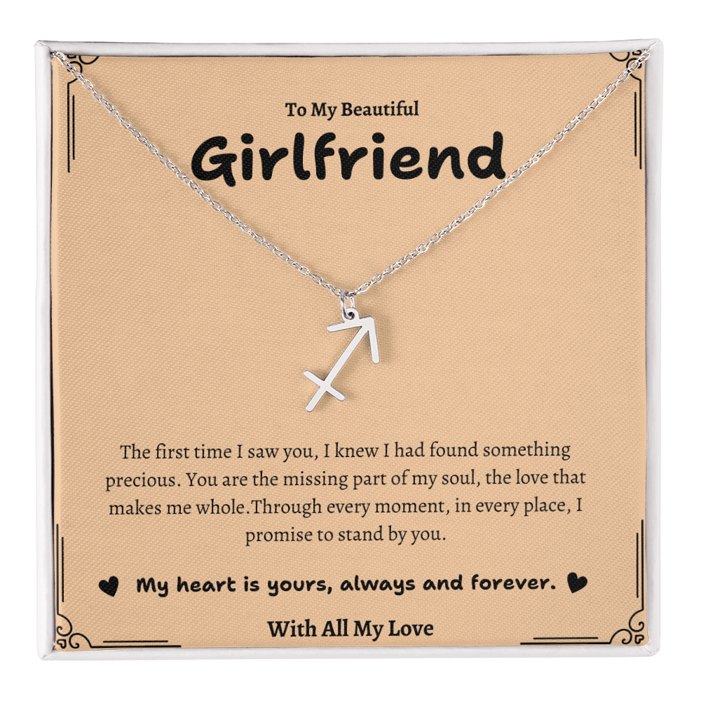 Zodiac Symbol Necklace for Girlfriend