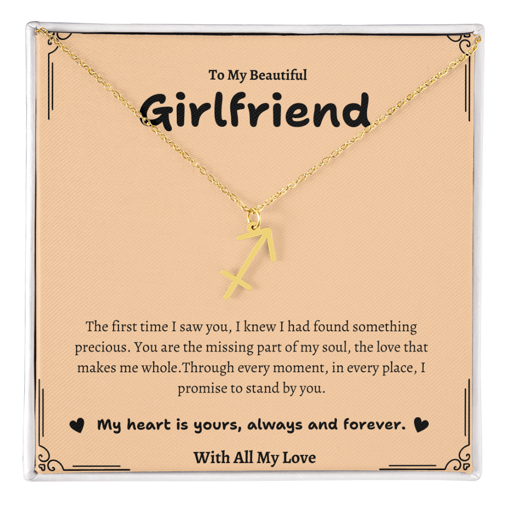 Zodiac Symbol Necklace for Girlfriend