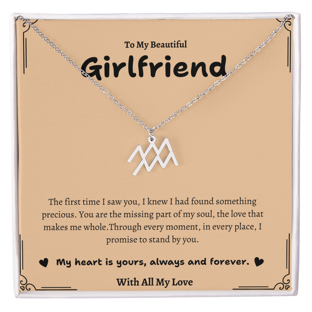 Zodiac Symbol Necklace for Girlfriend