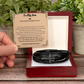 To My Son- Spiritual Men's Cross Bracelet