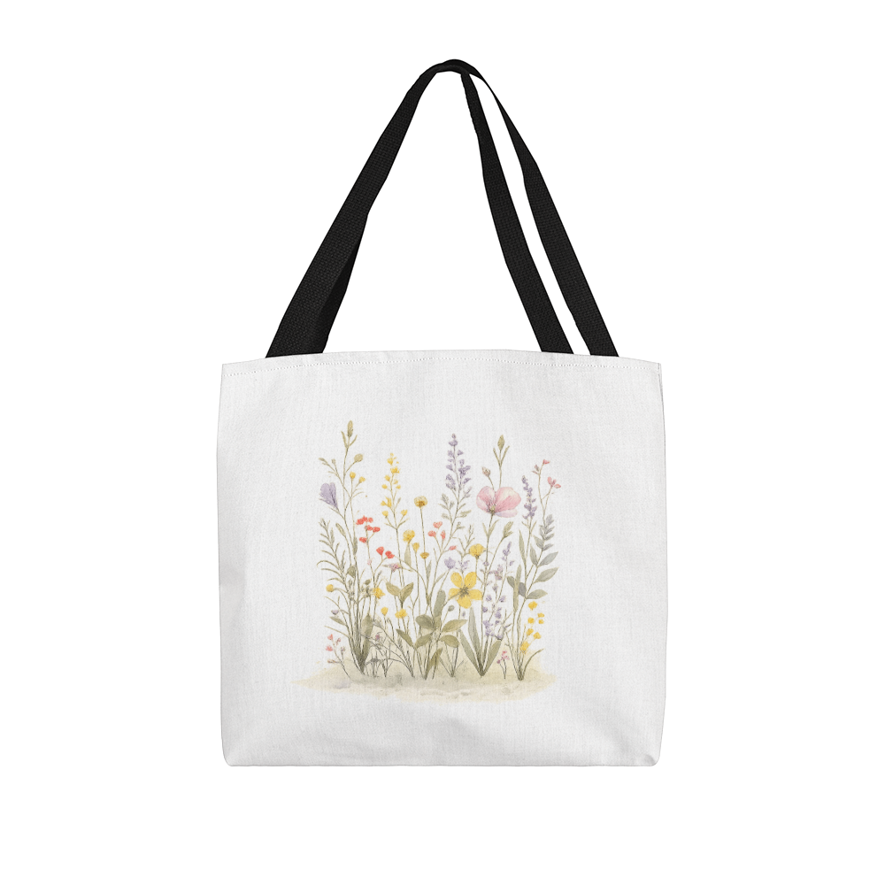 Wildflowers Classic Tote Bag - Double-Sided Printed Design