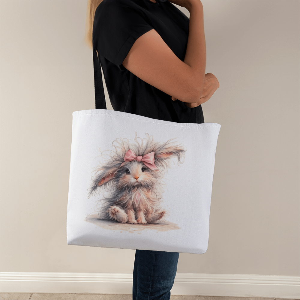 Adorable Rabbit Classic Tote Bag - Double-Sided Printed Design